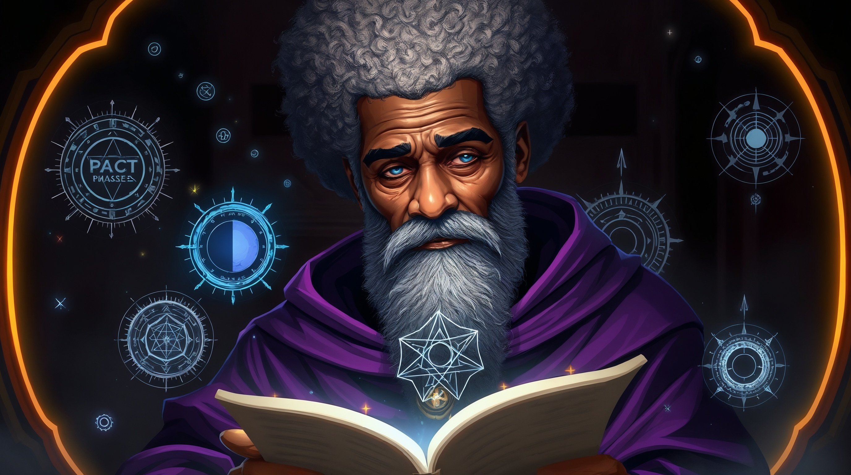 Professor Synapse reading a book.